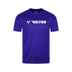 Koszulka sportowa unisex VICTOR T-43104 B. Niebieskie bluzki sportowe damskie VICTOR, xl, bez kołnierzyka, bez ramiączek. Za 79.99 zł.
