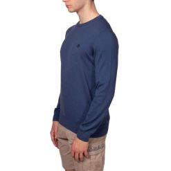 Sweter Męski Timberland LS Williams River Cotton YD Crew Regular. Niebieskie swetry męskie Timberland, na zimę, m, bez wzorów, bez kołnierzyka. Za 409.00 zł.