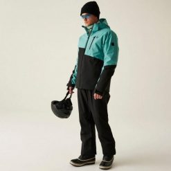 Kurtka narciarska Dare 2B Halfpipe III. Czarne kurtki narciarskie i snowboardowe damskie Dare 2b, l, bez wzorów, z materiału, z kapturem, narciarskie. Za 431.50 zł.