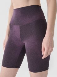 4F Szorty sportowe w kolorze fioletowym rozmiar: XS. Różowe spodenki sportowe damskie 4f, xs, z materiału, outdoorowe. Za 60.95 zł.