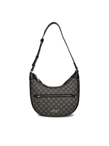 Nine West Torebka JH6391-NW Czarny. Czarne torebki klasyczne damskie Nine West, bez wzorów, z materiału, bez dodatków. Za 189.99 zł.