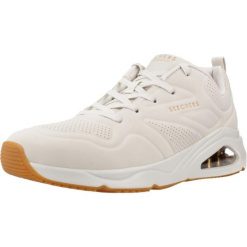 Tenisówki Skechers Model Tres-air Uno - Ah - Kolor Biały. Białe trampki i tenisówki damskie Skechers, bez wzorów, z materiału. Za 481.00 zł.
