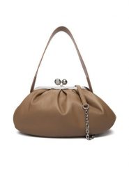 Weekend Max Mara Torebka 2615511174600 Brązowy. Brązowe torebki klasyczne damskie Weekend Max Mara, bez wzorów, ze skóry, wizytowe, bez kołnierzyka, bez ramiączek. Za 1,839.00 zł.