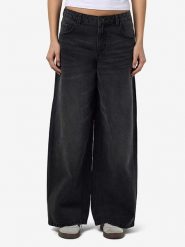Noisy may Dżinsy - Loose fit - w kolorze antracytowym rozmiar: W25/L32. Czarne jeansy damskie Noisy may. Za 100.99 zł.