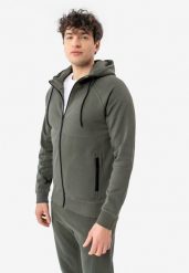 Bluza z kapturem B-MENTIS. Brązowe bluzy z kapturem męskie Volcano, m, z bawełny. Za 189.99 zł.