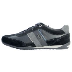 Buty GEOX U WELLS C Czarny. Czarne buty fitness męskie Geox, do biegania. Za 423.99 zł.