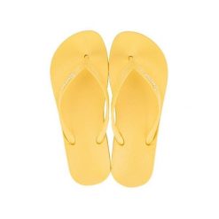 Japonki damskie Ipanema Anat Colors. Żółte klapki damskie Ipanema, bez wzorów, bez obcasa. Za 49.99 zł.
