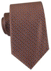 Jasnobrązowy Krawat z Bardzo Drobnym Wzorem - Alties. Krawaty i muchy męskie Alties, bez wzorów, z tkaniny, eleganckie. Za 55.00 zł.