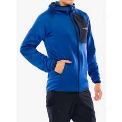 Bluza z kapturem męska Columbia Triple Canyon Grid Fleece Hooded FZ II. Niebieskie bluzy z kapturem męskie Columbia, na zimę, m. Za 282.99 zł.