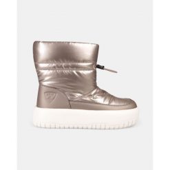 Damskie wysokie śniegowce Kilpi APOLO HIGH WP-W. Brązowe śniegowce damskie Kilpi, z nylonu. Za 215.49 zł.