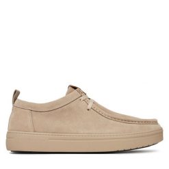 Półbuty Tommy Hilfiger. Brązowe półbuty męskie Tommy Hilfiger, bez zapięcia. Za 359.99 zł.