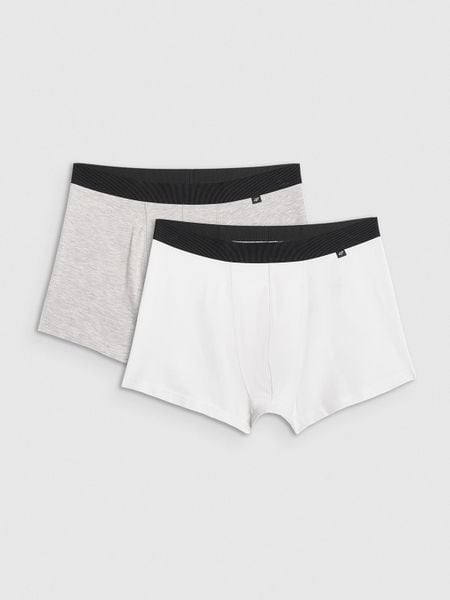 4F Bielizna bokserki (2-pack) męskie - multikolor 3XL. Bokserki męskie 4f, bez wzorów, z bawełny. Za 79.99 zł.