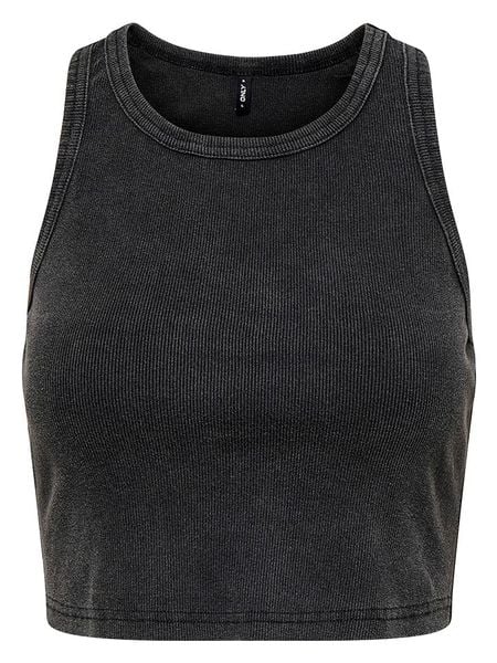 ONLY Top w kolorze czarnym rozmiar: L. Czarne topy damskie Only, l, bez wzorów, z bawełny, bez ramiączek. Za 52.17 zł.