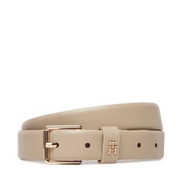 Pasek Damski Tommy Hilfiger. Brązowe paski damskie Tommy Hilfiger, bez wzorów. Za 139.99 zł.