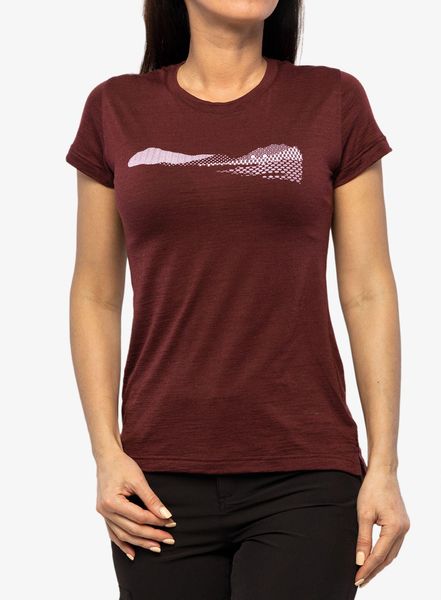 Koszulka merino damska Sensor Merino Air PT SS. Czerwone t-shirty damskie Sensor, l, bez wzorów, z materiału, bez kołnierzyka. Za 289.29 zł.
