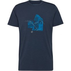 Koszulka męska Mammut Mountain T-Shirt 4208m. Niebieskie t-shirty męskie Mammut, m, bez wzorów, bez kołnierzyka. Za 255.55 zł.