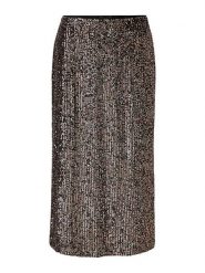 Oui Spódnica w kolorze szaro-jasnoróżowym rozmiar: 34. Różowe spódniczki damskie Oui, bez wzorów, midi, proste. Za 113.36 zł.