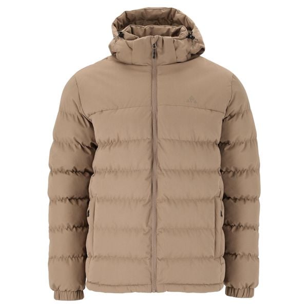 Kurtka z kapturem Whistler Carseno. Brązowe kurtki męskie WHISTLER, na zimę, m, bez wzorów, z puchu, eleganckie, z kapturem. Za 319.99 zł.