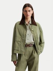 Marc O'Polo Kurtka przejściowa 506 0080 70301 Zielony Regular Fit. Zielone kurtki damskie Marc O´Polo, bez wzorów, z bawełny, bez kaptura. Za 989.99 zł.