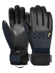 Reusch Rękawiczki funkcyjne "Elisabeth" w kolorze granatowo-czarnym rozmiar: 6,5. Czarne rękawiczki damskie REUSCH, bez wzorów, ze skóry. Za 315.50 zł.
