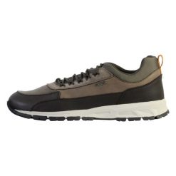 Buty sportowe Casual Męskie Geox Doray Abx Dk Brązowy. Brązowe buty sportowe na co dzień męskie Geox, z materiału, bez zapięcia, trekkingowe. Za 560.80 zł.