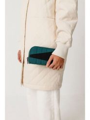 SKFK Portfel "Azara" w kolorze morsko-czarnym rozmiar: onesize. Niebieskie portfele damskie SKFK, bez wzorów, z materiału. Za 113.99 zł.