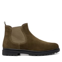 Sztyblety Geox. Zielone sztyblety męskie Geox, bez zapięcia. Za 499.99 zł.