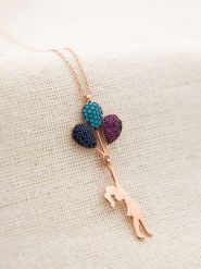 Lodie Silver Srebrny naszyjnik z zawieszką - dł. 43 cm rozmiar: onesize. Szare naszyjniki damskie Lodie Silver, srebrne. Za 43.99 zł.