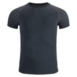 T-shirt Odlo manches courtes Performance Light ECO. Czarne t-shirty męskie Odlo, bez wzorów, bez kołnierzyka. Za 238.45 zł.