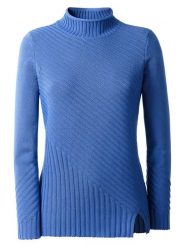 WITT WEIDEN Sweter w kolorze niebieskim rozmiar: 52. Niebieskie golfy damskie WITT WEIDEN, prążkowane, bez kołnierzyka. Za 34.99 zł.