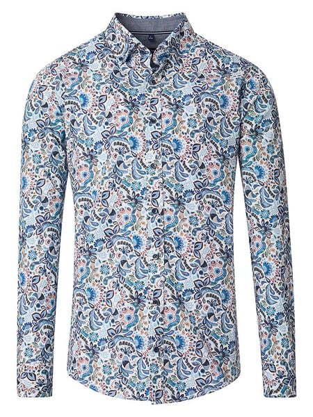 CASAMODA Koszula - Casual fit - ze wzorem rozmiar: L. Koszule męskie CASAMODA, l, bez wzorów, z bawełny, bez kołnierzyka, bez ramiączek. Za 113.63 zł.