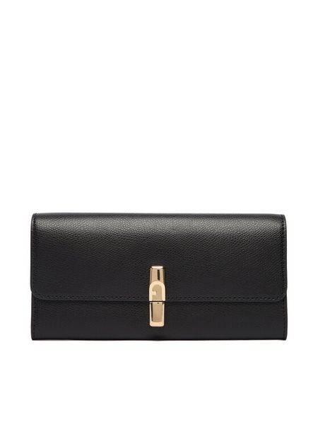Furla Portfel Iride Continental Wallet WP00591 ARE000 CN O6000 Czarny. Czarne portfele damskie Furla, bez wzorów, ze skóry. Za 849.99 zł.