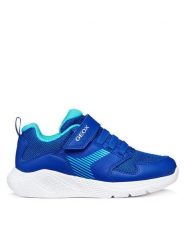 Geox Sneakersy J Sprintye Boy J55GBA 0BC14 C4255 M Niebieski. Niebieskie buty sportowe chłopięce Geox, z materiału, bez zapięcia. Za 179.99 zł.