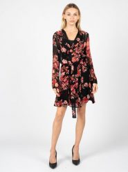 Pinko Sukienka | 1N13FE A011 | Kobieta | Czerwony, Czarny. Czarne sukienki damskie Pinko, na co dzień, bez wzorów, z poliesteru, bez kołnierzyka, bez ramiączek, midi, proste. W wyprzedaży za 419.00 zł.