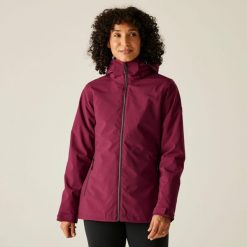 Kurtka zimowa damska 3 w 1 Coriver. Czerwone kurtki damskie Regatta, na zimę, bez wzorów, z puchu, bez kaptura. W wyprzedaży za 399.99 zł.