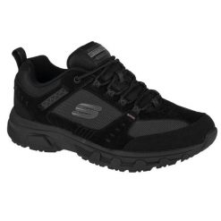 Buty trekkingowe męskie, Skechers Oak Canyon. Czarne buty trekkingowe męskie Skechers, z materiału, bez zapięcia, trekkingowe. Za 299.99 zł.