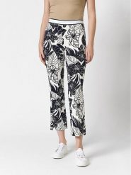 Rosner Spodnie materiałowe w kolorze biało-granatowym rozmiar: W36/L30. Niebieskie spodnie materiałowe damskie Rosner, bez wzorów, z materiału. Za 208.99 zł.