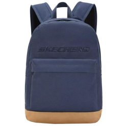 Plecak unisex Skechers Denver Backpack pojemność 20 L. Niebieskie plecaki damskie Skechers, bez wzorów, z materiału, sportowe. Za 79.99 zł.