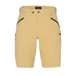 Spodenki trekkingowe męskie Pinewood Abisko Light Stretch. Żółte szorty męskie Pinewood, bez kołnierzyka. Za 329.99 zł.