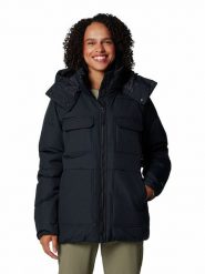 Columbia Kurtka zimowa "Longhorn Ridge" w kolorze czarnym rozmiar: XS. Czarne kurtki damskie Columbia, na zimę, xs, bez wzorów, z puchu, bez kaptura. Za 479.95 zł.