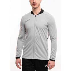 Bluza Męska Rozpinana Nike Academy 25 Sportowa Dresowa Treningowa roz. XXL. Szare bluzy bez kaptura męskie Nike, bez wzorów, z dresówki, sportowe, bez kołnierzyka, bez ramiączek. Za 142.00 zł.