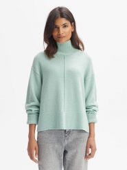 OPUS Sweter "Pupali" w kolorze miętowym rozmiar: 38. Niebieskie golfy damskie Opus, bez wzorów, z wełny, bez ramiączek. Za 149.31 zł.