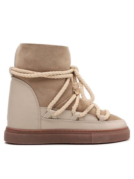 Inuikii Śniegowce Classic Wedge 75203-005 Beżowy. Brązowe śniegowce damskie Inuikii, ze skóry. Za 799.99 zł.