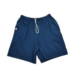 Second life - Męskie granatowe szorty - Stan dobry. Niebieskie szorty męskie RUSSEL ATHLETIC, l, na fitness i siłownię. Za 80.90 zł.