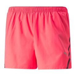 Spodenki treningowe damskie PUMA Run Ultraweave S Woven 3". Czerwone szorty damskie Puma, bez wzorów, sportowe. Za 169.10 zł.