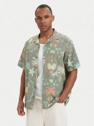 Billabong Koszula Vacay EBYWT03019 Zielony ciemny Relaxed Fit. Zielone koszule męskie Billabong, m, bez wzorów, z bawełny, bez kołnierzyka, bez ramiączek. Za 279.99 zł.