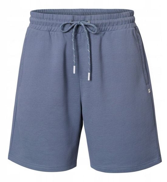 Męskie Krótkie Spodenki Dresowe (Szorty) - Pako Jeans - Niebieskie. Niebieskie szorty męskie Pako Jeans, z bawełny, bez kołnierzyka. Za 139.00 zł.