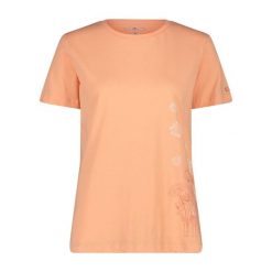 Koszulka damska CMP. Brązowe t-shirty damskie CMP, xl, bez wzorów, z bawełny, bez kołnierzyka. Za 154.50 zł.