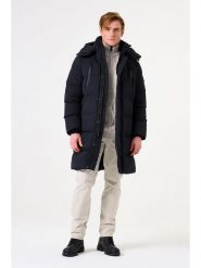 Garcia Płaszcz zimowy w kolorze czarnym rozmiar: M. Czarne płaszcze męskie Garcia, na zimę, m, bez wzorów. Za 478.62 zł.