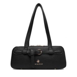 Torebka Beverly Hills Polo Club. Czarne torebki klasyczne damskie Beverly Hills Polo Club, bez wzorów, bez dodatków. Za 219.99 zł.